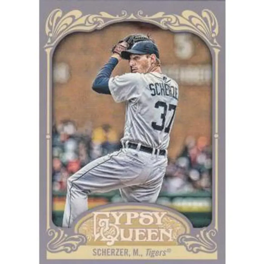 2012 Topps Gypsy Queen Max Scherzer # 9 Detroit Tigers